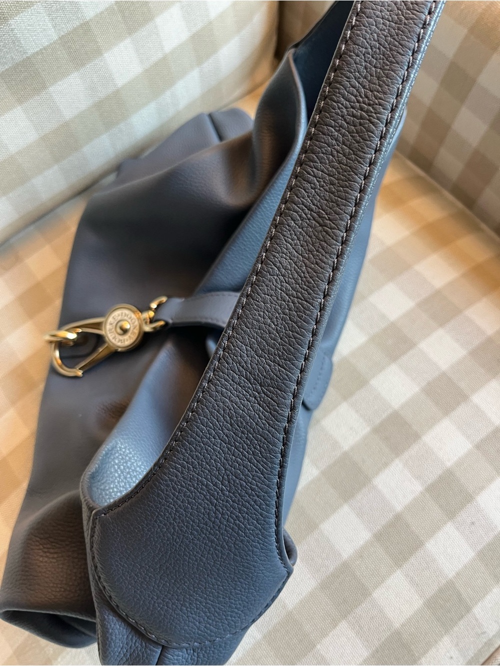 Dooney & Bourke Pebble Grain Logo Lock Sac Bag - Picture 6 of 11